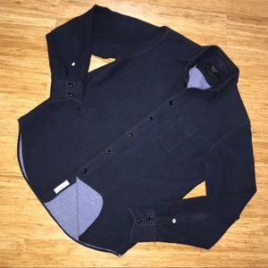 Rag & Bone Dark Denim Double Layered Shirt Sz. S